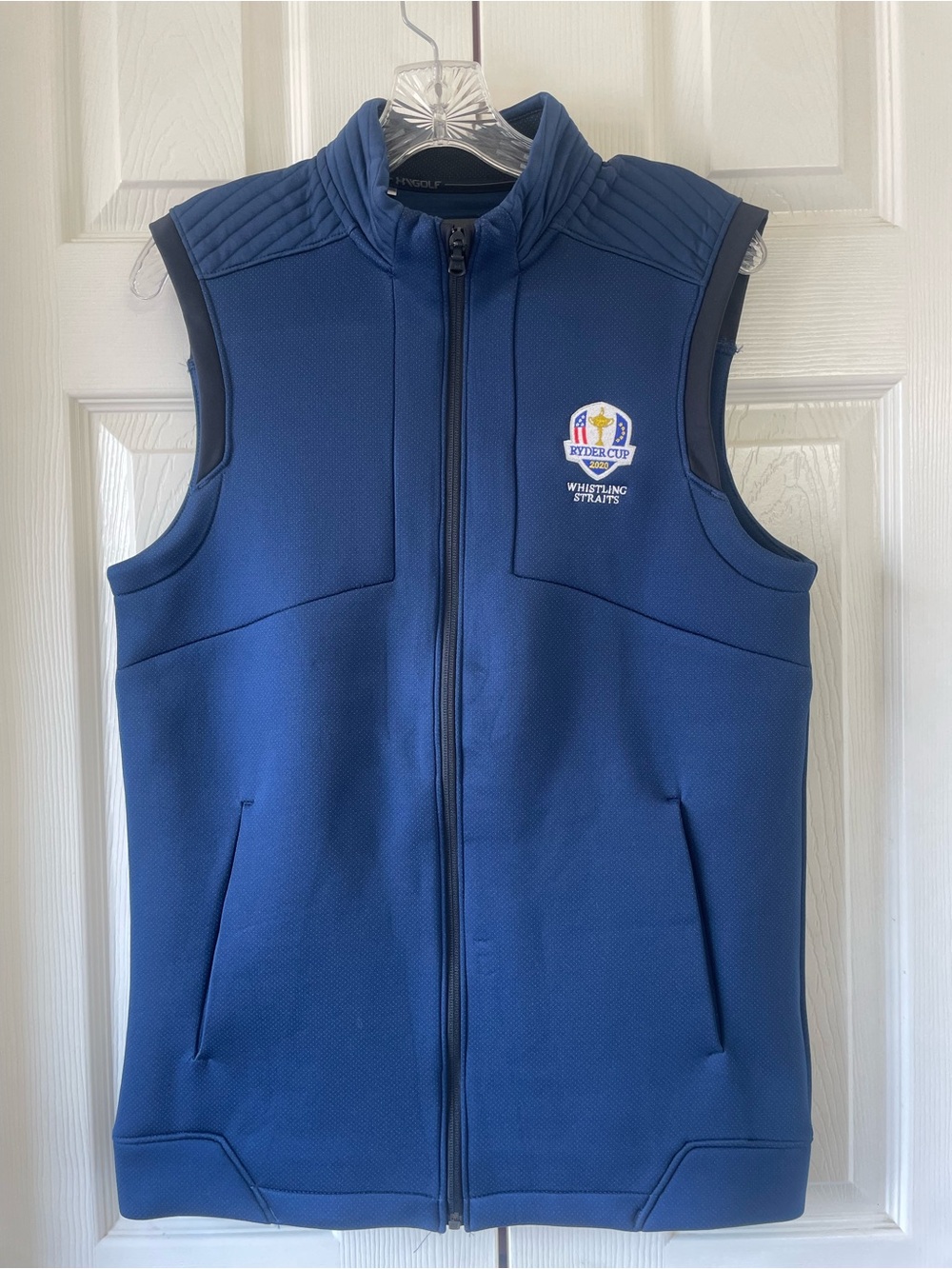 NWOT Starter Official 2020 Ryder Cup Whistling Straits Golf Vest Navy Men’s S
